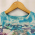 フルーツオブザルーム FRUIT OF THE LOOM 90S 1990コピーライト入り スカルプリントタイダイTシャツ メンズ import:XL