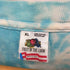 フルーツオブザルーム FRUIT OF THE LOOM 90S 1990コピーライト入り スカルプリントタイダイTシャツ メンズ import:XL