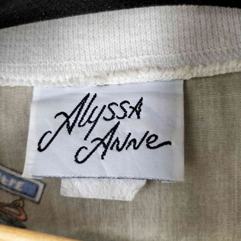 ALYSSA ANNE S/S総柄シャツ 七分丈 レディース