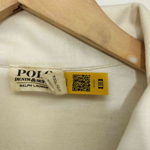 デニムアンドサプライ ラルフローレン DENIM & SUPPLY RALPH LAUREN コットンサテンシャツ OG-107 パッチワークファティーグシャツ メンズ import:XL
