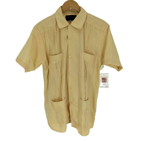 Guayaleras Yucatecar マルチポケット S/S キューバ シャツ メンズ US:40