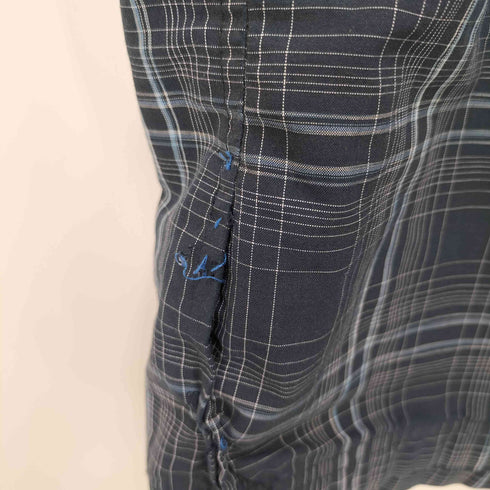 ナイキ NIKE チェック柄ロゴショートパンツ メンズ M