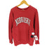 チャンピオン Champion 80S USA製 トリコタグ REVERSE WEAVE NEBRASKA ラバー カレッジ プリント クルーネック スウェット メンズ import:L