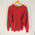 チャンピオン Champion 80S USA製 トリコタグ REVERSE WEAVE NEBRASKA ラバー カレッジ プリント クルーネック スウェット メンズ import:L