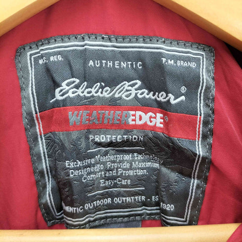 エディーバウアー Eddie Bauer WEATHEREDGE 撥水 ジップアップナイロンジャケット メンズ import:M