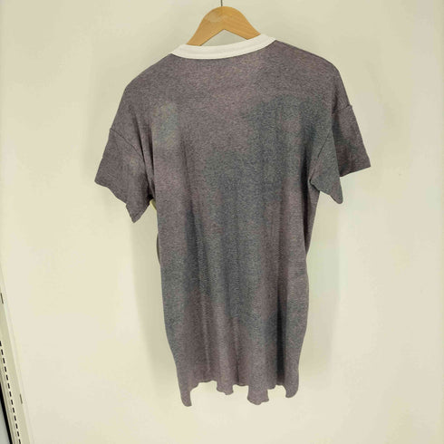 プレイボーイ PLAYBOY 70-80s FLORIDA PLAY GIRL ロゴプリント リブネック S/S Tシャツ メンズ