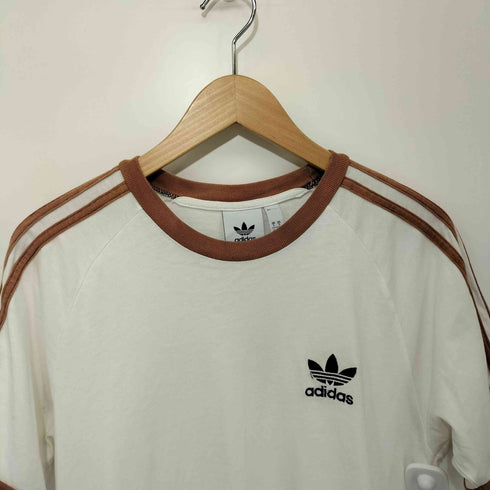 アディダス adidas 3 STRIPES TEE クルーネックTシャツ メンズ JPN:S