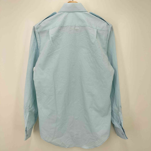 ユーエスエアーフォース U.S. AIR FORCE 70-80S 空軍 BLUE SHADE1550 L/S ミリタリーシャツ メンズ 1/2×37