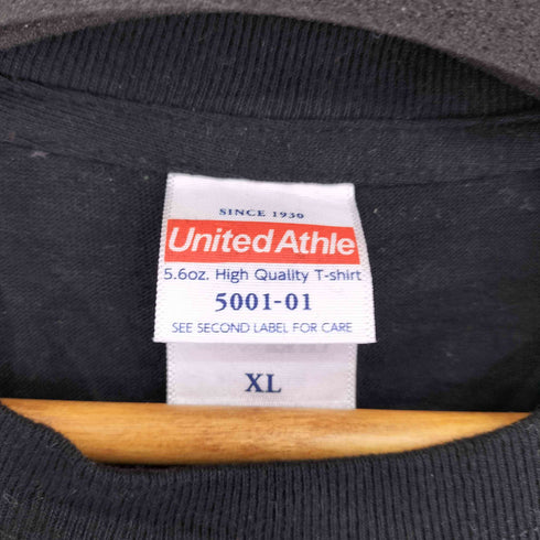 ユナイテッドアスレ UNITED ATHLE フロントプリント S/S Tシャツ メンズ import:XL