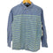 トミーヒルフィガー TOMMY HILFIGER ボーダー L/S ボタンダウンシャツ メンズ import:XL