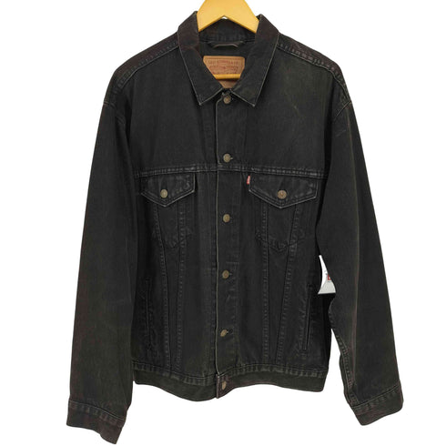 リーバイス Levis USA製 ボタン裏527刻印 70507 4159 後染め ブラックデニムジャケット メンズ JPN:L