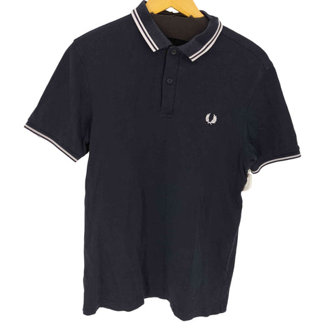 フレッドペリー FRED PERRY ワンポイント刺繍 ポロシャツ 鹿の子 メンズ JPN:M