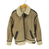 スライ SLY 20AW OVER SIZE B-3 フェイクレザー ジップアップ フリース ブルゾン レディース JPN:1