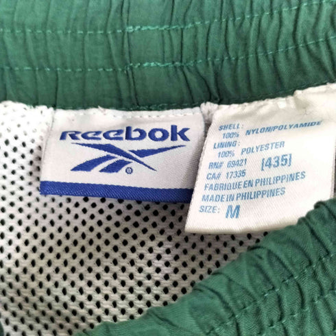 リーボック Reebok ロゴ刺繍 裏地メッシュ ナイロンイージーショーツ ショートパンツ メンズ JPN:M
