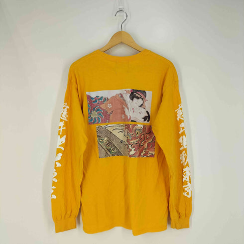 jesus tokyo プリント ロングスリーブTシャツ メンズ