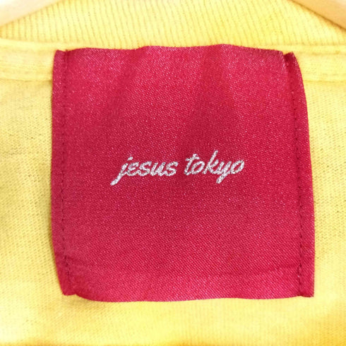 jesus tokyo プリント ロングスリーブTシャツ メンズ