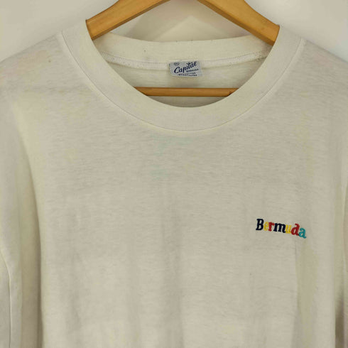 Capital BERMUDA ロゴ刺繍 バックプリント Tシャツ メンズ import:XXL