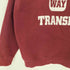 SANTEE 90s USA製 SUB WAY TRANSIT OLD SCHOOL FLAVA プリントクルーネックスウェット メンズ import:L