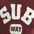 SANTEE 90s USA製 SUB WAY TRANSIT OLD SCHOOL FLAVA プリントクルーネックスウェット メンズ import:L