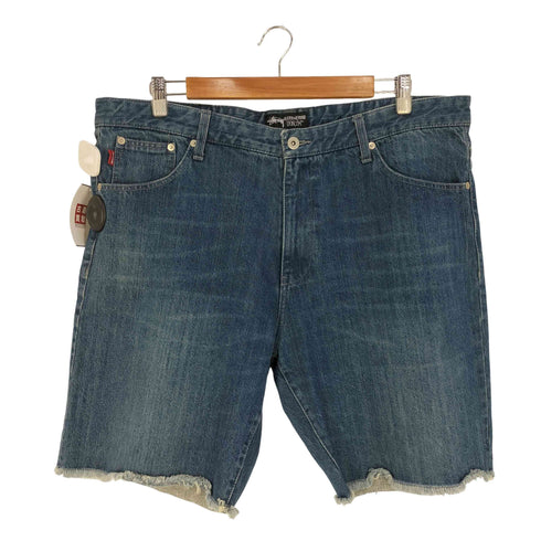 ステューシー Stussy ROUGH RUGGED DENIM 折れクラウンステッチ フリンジデニムショートパンツ メンズ 38