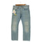 リーバイス Levis 黄タブ キャラクタープリント 00501-2818 ボタンフライ ダメージデニムパンツ メンズ W:32 L:32