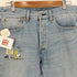 リーバイス Levis 黄タブ キャラクタープリント 00501-2818 ボタンフライ ダメージデニムパンツ メンズ W:32 L:32
