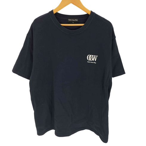 one's own way プリント クルーネックTシャツ メンズ XXL
