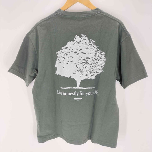 one's own way 両面プリント クルーネックTシャツ メンズ m