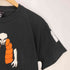 SANTASTIC ENTERTAINMENT ラバープリント 骸骨 クルーネックTシャツ アニメTシャツ メンズ import:M