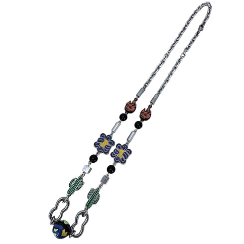 サルーテ SALUTE FLOWER FLAME NECKLACE メンズ ONE SIZE