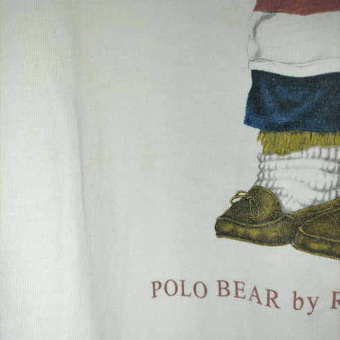 ポロスポーツラルフローレン POLO SPORT RALPH LAUREN ポロベアプリント クルーネックTシャツ メンズ import:L