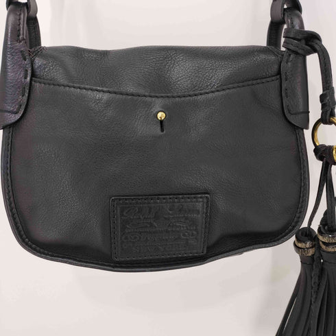 ラルフローレン RALPH LAUREN タッセル レザーショルダーバッグ レディース