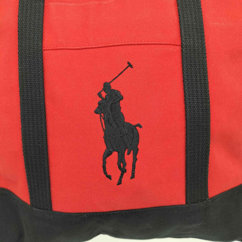 ポロバイラルフローレン Polo by RALPH LAUREN キャンバストート ビッグポニー刺繍 ナンバリングワッペン付き メンズ