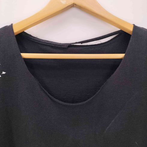 ノースリーブプリントTシャツ リメイク メンズ