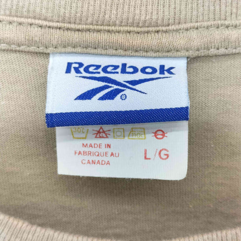 リーボック Reebok 80-90s ロゴプリント クルーネックTシャツ メンズ import:L