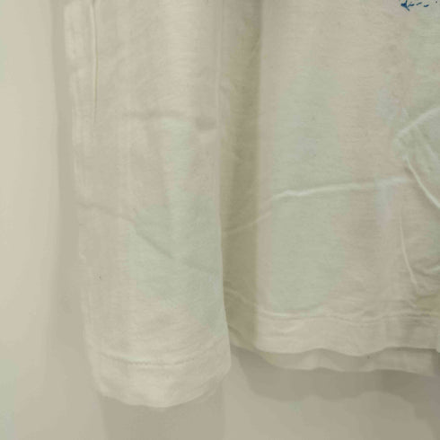 80-90s 前面プリント クルーネックTシャツ メンズ