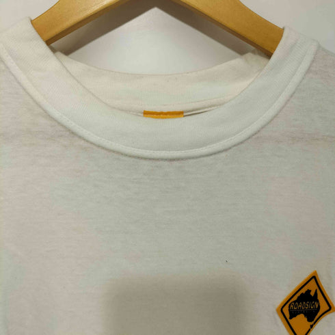 The Great Ausie Roadsign co. ©1995 オーストラリアの標識 イルカ飛び出し注意 クルーネックTシャツ メンズ import:M