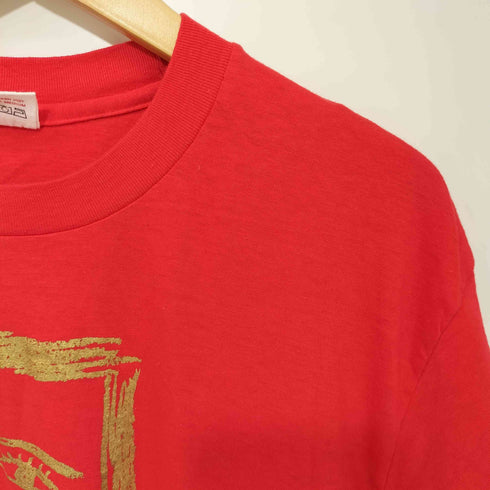 ヘインズ Hanes 90S ダイワボウアパレル ヘインズ 前面プリント クルーネックTシャツ メンズ import:L