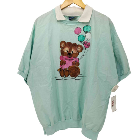 COTTONTOPS 80-90s USA製 襟付き パフスリーブ リメイク オーバーサイズシャツ レディース import:XL
