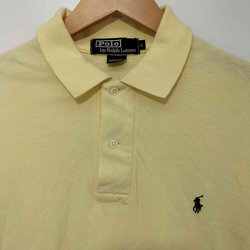ポロバイラルフローレン Polo by RALPH LAUREN 80-90s USA製 ロゴ刺繍 ポロシャツ メンズ import:S