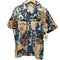 ジャンセン jantzen 70S USA製 総柄 花柄 アロハシャツ メンズ import:S