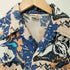 ジャンセン jantzen 70S USA製 総柄 花柄 アロハシャツ メンズ import:S