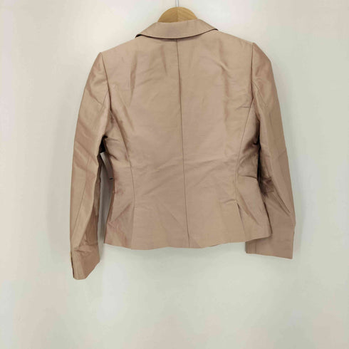 マックスマーラ MAX MARA 銀タグ シルク混 剣襟テーラードジャケット レディース JPN:36