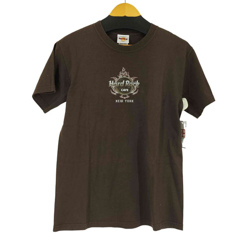 ハードロックカフェ Hard Rock Cafe 両面プリント S/S Tシャツ NEW YORK ドラゴン Y2K メンズ import:S