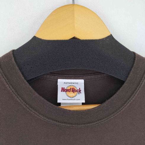 ハードロックカフェ Hard Rock Cafe 両面プリント S/S Tシャツ NEW YORK ドラゴン Y2K メンズ import:S