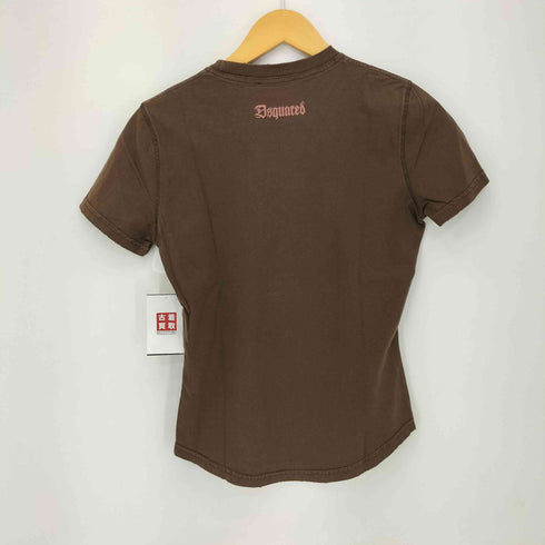 ディースクエアード DSQUARED2 フロントプリント S/S Tシャツ Y2K レディース import:S