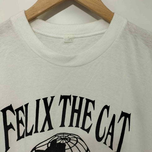 FELIX THE CAT ©1996 フィリックスガム 前面プリント クルーネックTシャツ メンズ JPN:M