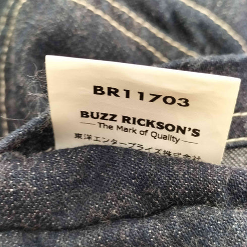 バズリクソンズ BUZZ RICKSONS U.S. NAVY DENIM GAS PROTECTIVE PARKA メンズ JPN:S