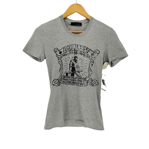 ディースクエアード DSQUARED2 フロントプリント S/S Tシャツ レディース import:S