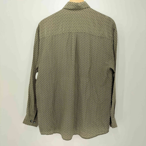 Helene DE MICHEL 80-90s 総シルク 総柄 ロングスリーブシャツ メンズ JPN:M